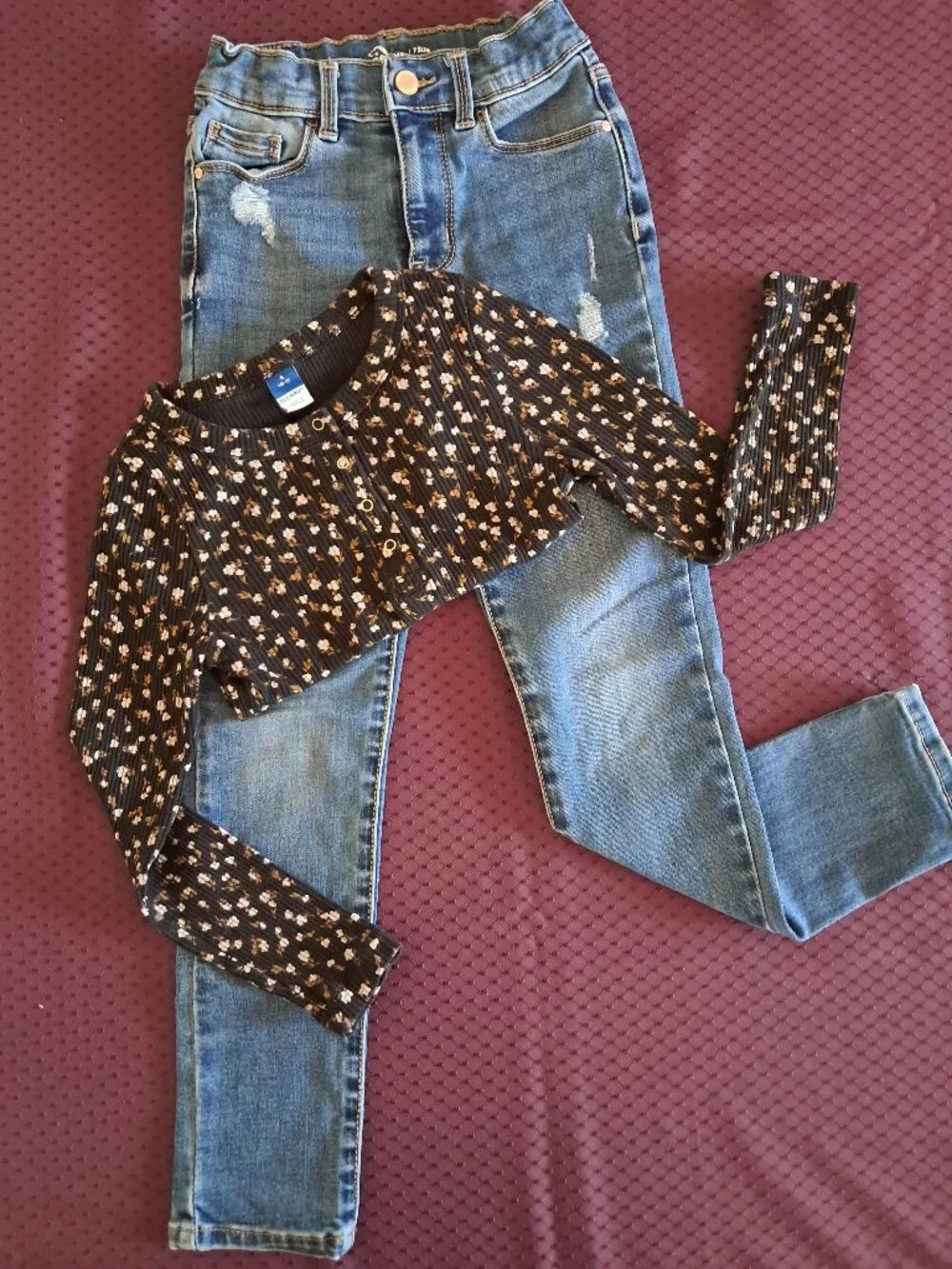 Jeans and Henley Set